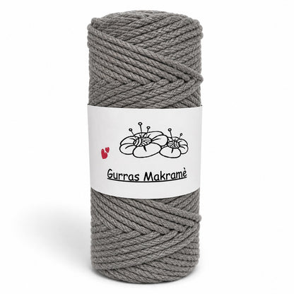 Gurras Sjömansmakramé 4 mm – Bomullsgarn 250 g (100 m)