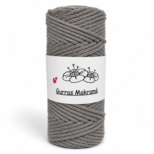 Gurras Sjömansmakramé 4 mm – Bomullsgarn 250 g (100 m)