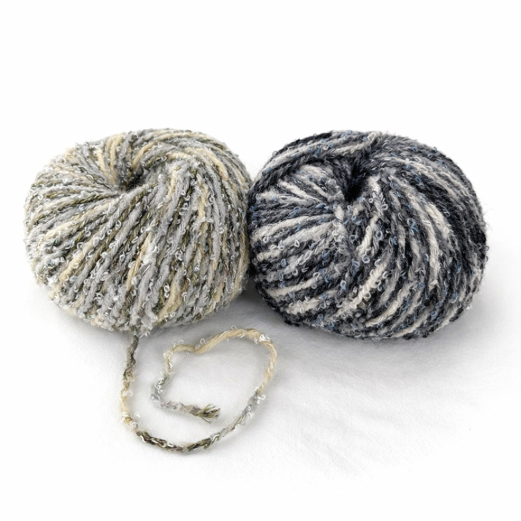 Bouclé garn Grazia - Merino, ull & effektgarn 50g