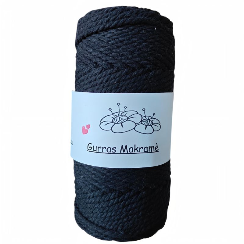 Makramégarn 4mm Bomull - Nava