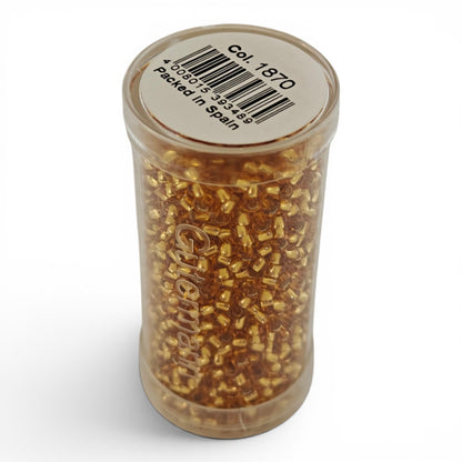 Gütermann Seedbeads 9/0 – Små Glaspärlor för Broderi & Smycken 28g