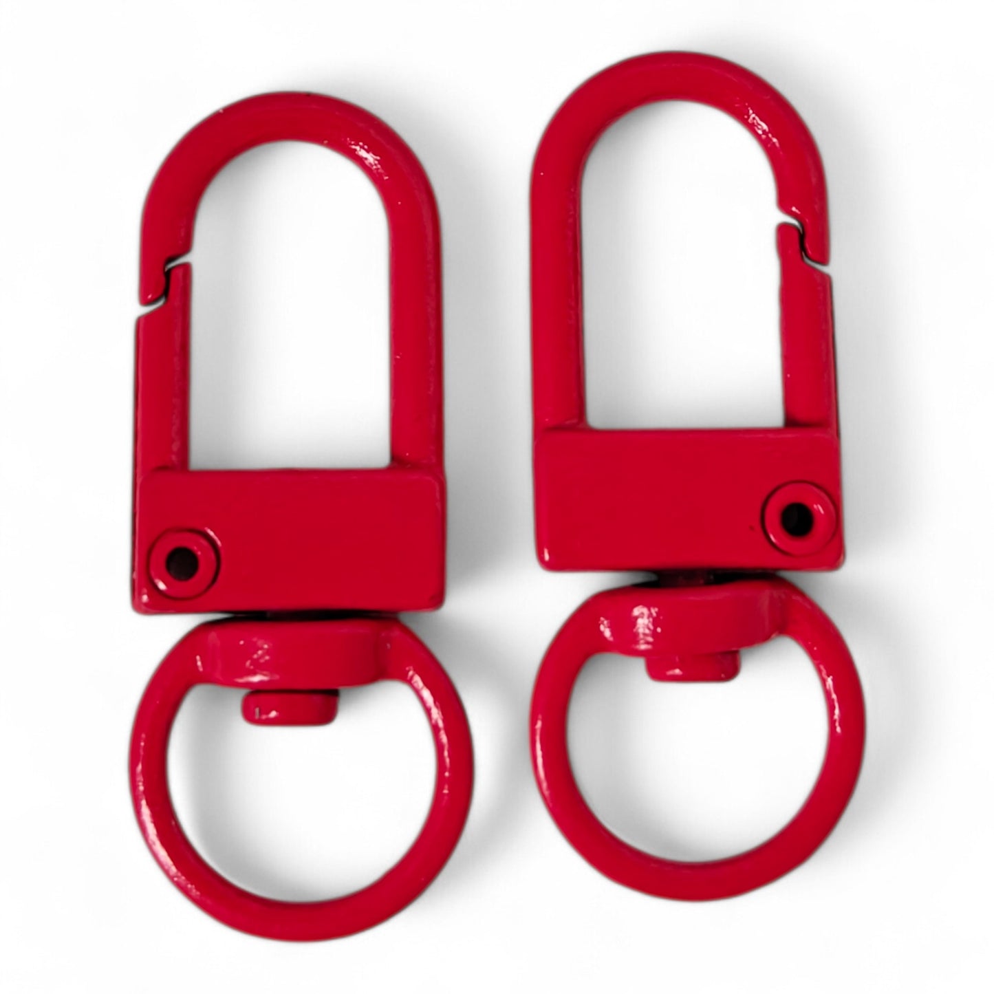 Öppningsbar Karbinhake Fjäderbelastad 33x12mm – 2-pack | 10 färger