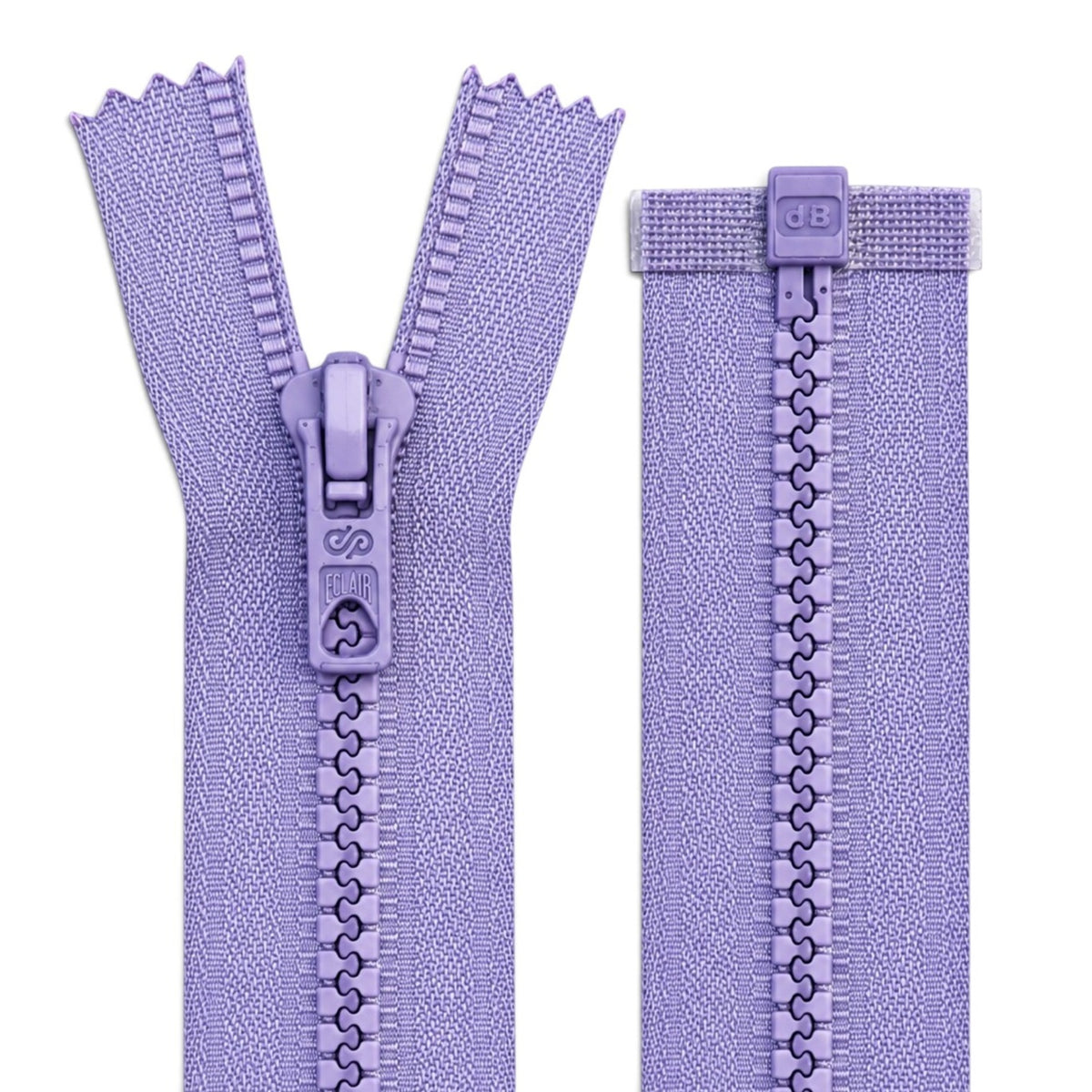 Dragkedja delbar 6mm  Lavendel