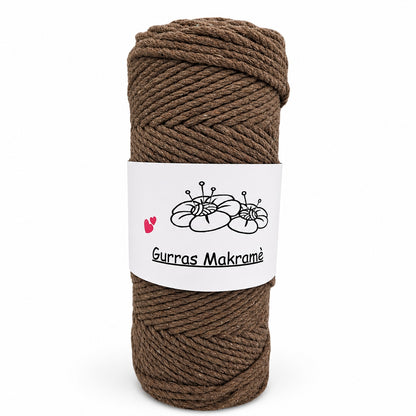 Gurras Sjömansmakramé 4 mm – Bomullsgarn 250 g (100 m)