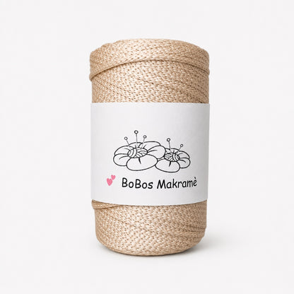BoBos Makramégarn Polyester 2 mm – 100 g (100 m)