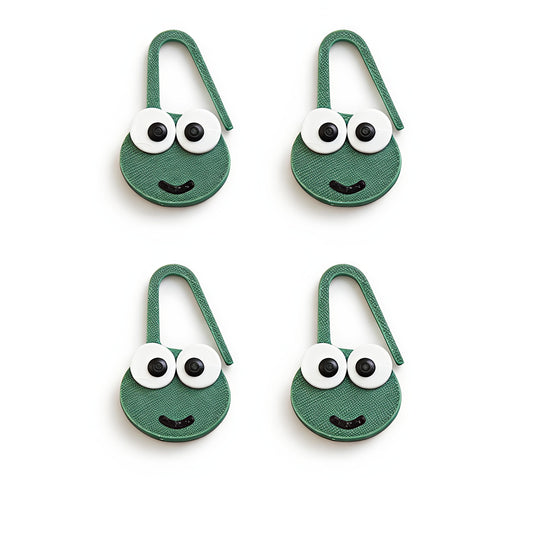 Stickmarkörer groda – maskmarkörer för virkning & stickning (4-pack)