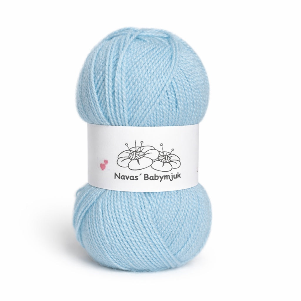 Akrylgarn babymjuk – supermjukt babygarn 50g