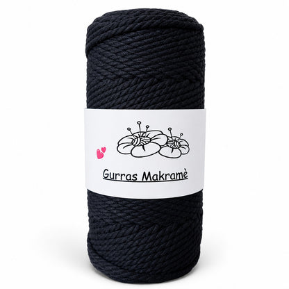 Gurras Sjömansmakramé 4 mm – Bomullsgarn 250 g (100 m)