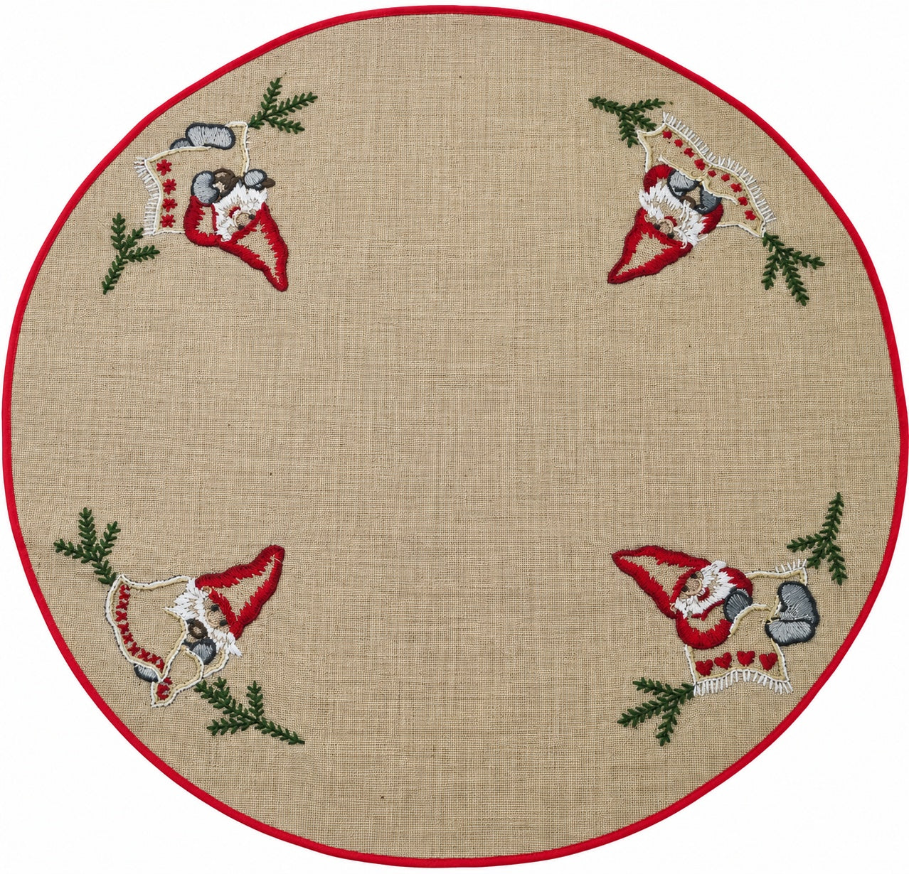🎄 Julgransmatta Permin 42-2603-Juteväv 100cm
