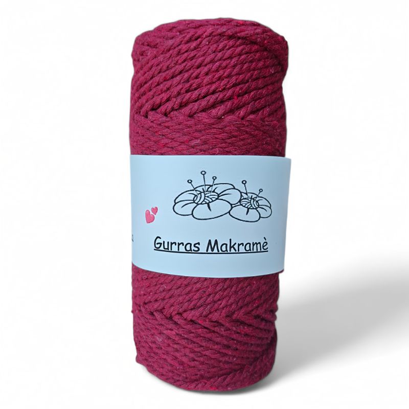 Makramégarn 4mm Bomull - Nava