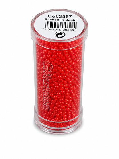 Gütermann Seedbeads 9/0 – Små Glaspärlor för Broderi & Smycken 28g