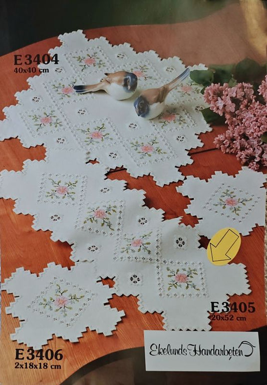 Hardangerlöpare E3405 - Duk 20x52 cm - Eklunds Handarbeten