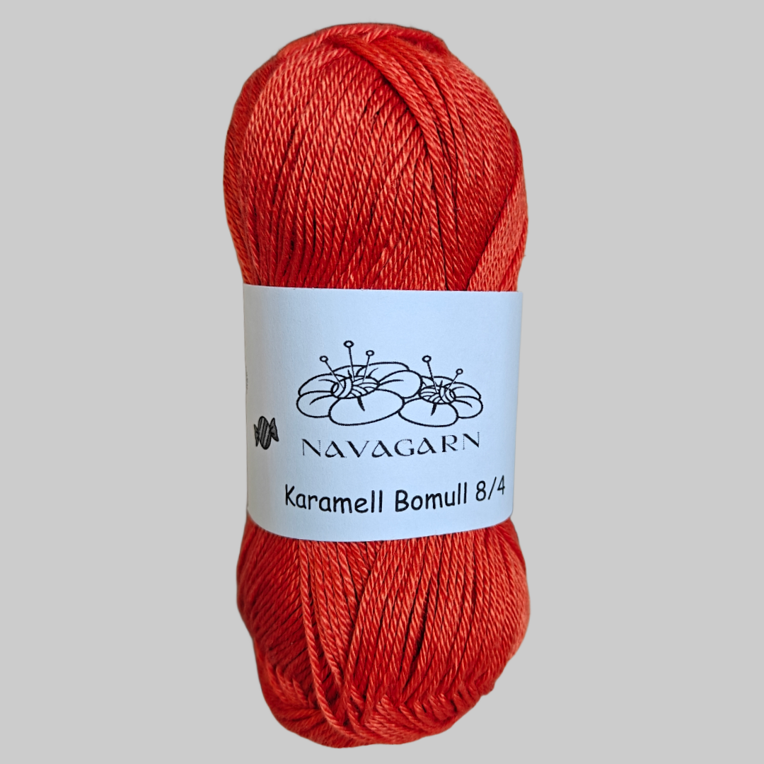 Karamell - Merceriserat och Gasserat Bomullsgarn