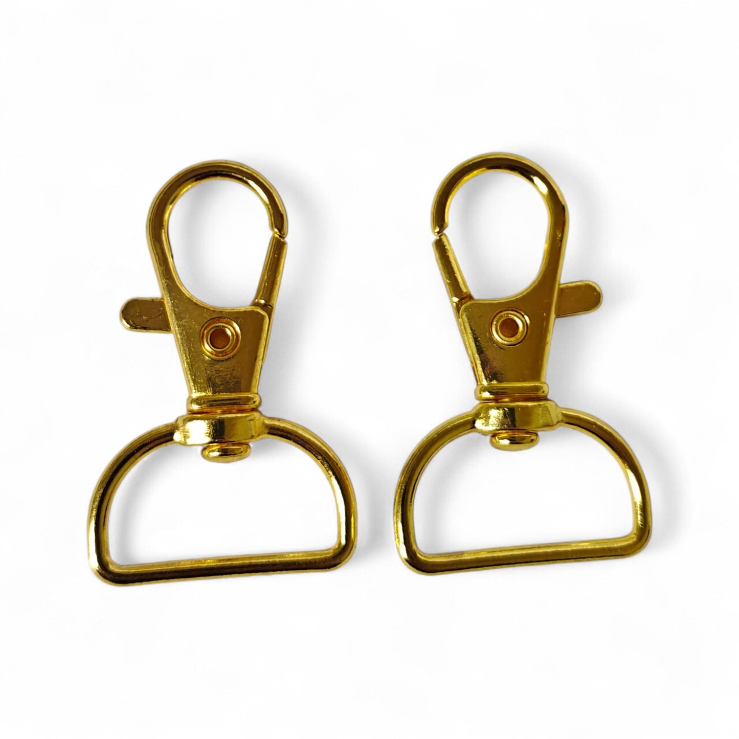Karbinhake med vridbar ögla 25x40mm – 2-pack | 5 färger