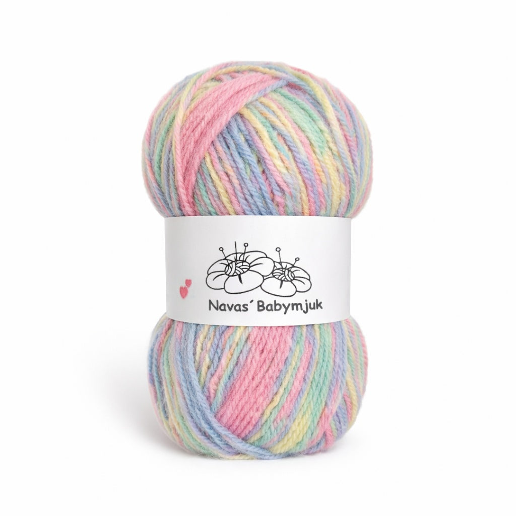 Akrylgarn babymjuk – supermjukt babygarn 50g