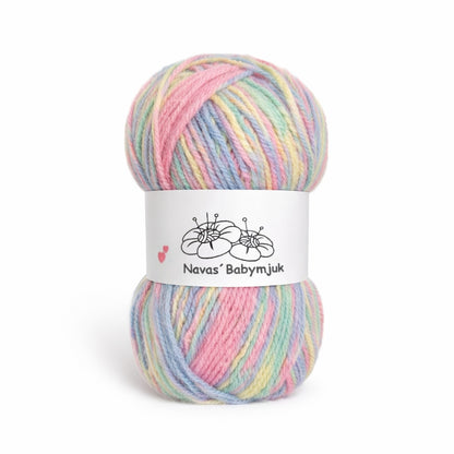 Akrylgarn babymjuk – supermjukt babygarn 50g