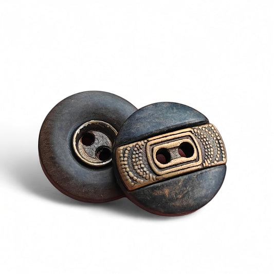 Retroknapp “Nordisk Koppar” – 18 mm