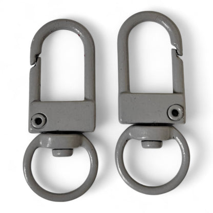 Öppningsbar Karbinhake Fjäderbelastad 33x12mm – 2-pack | 10 färger