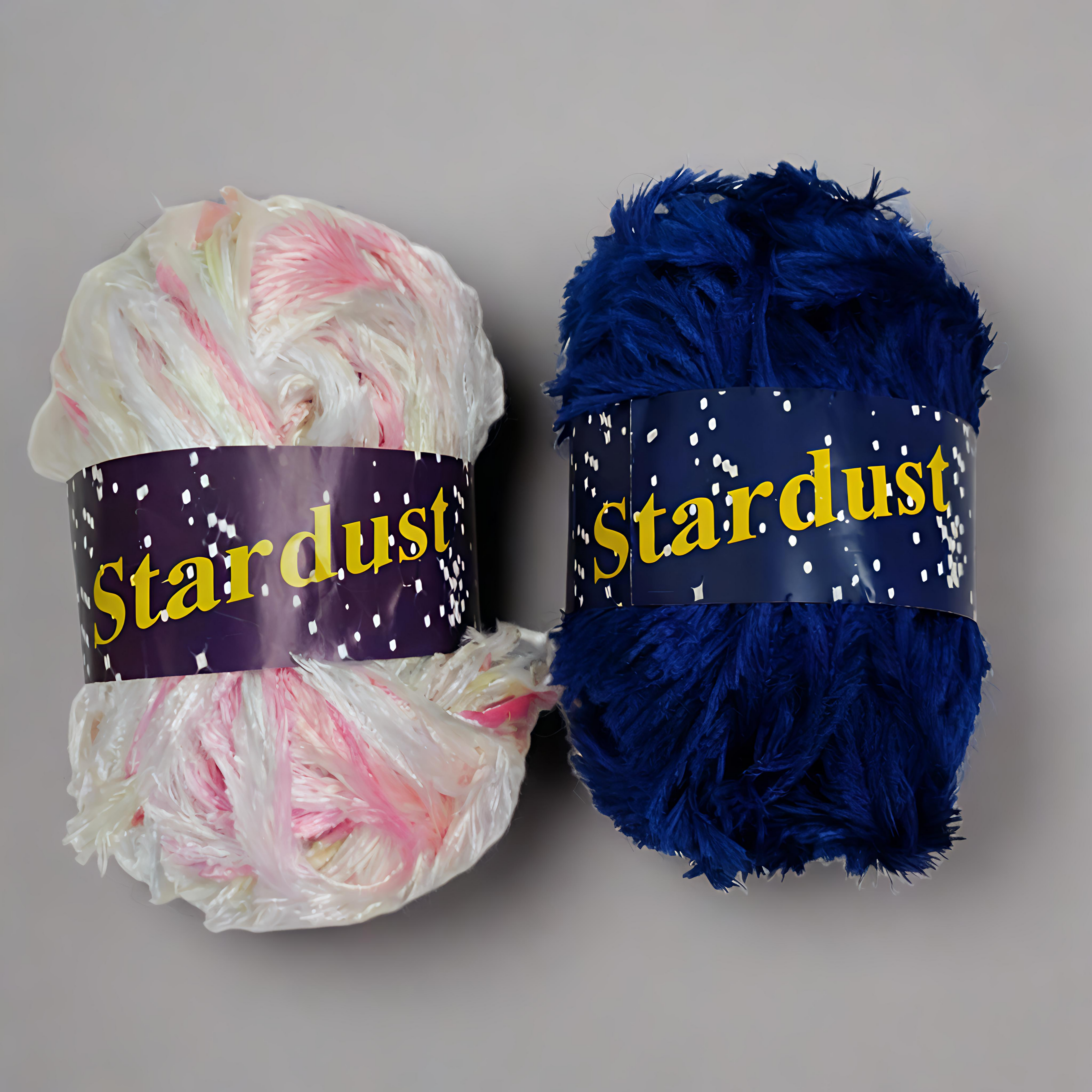 Stardust - Effektgarn Fantastiskt Pälsgarn med Stjärnglans