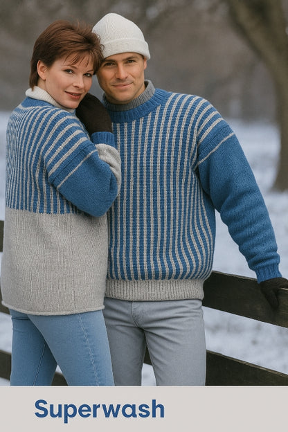 Stickad Dam och Herrtröja Pdf