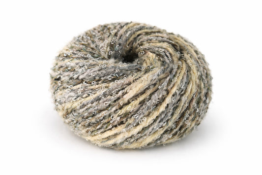Bouclé garn Grazia - Merino, ull & effektgarn 50g