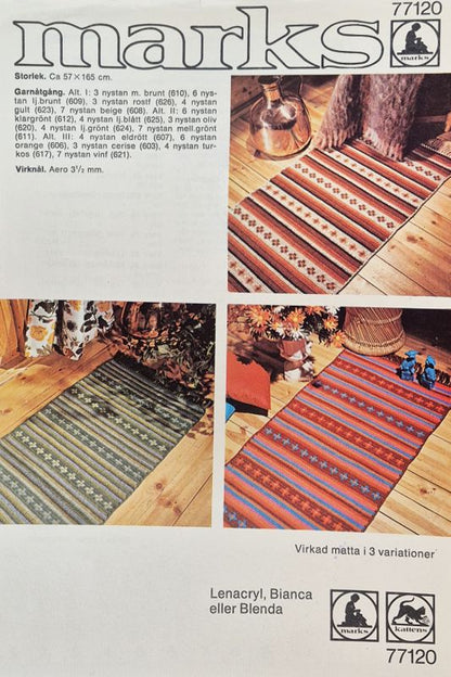 Vintage virkmönster – Mattor | Original mönster