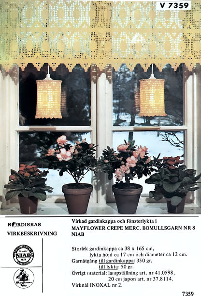 Vintage originalmönster – Gardin & Lampskärm