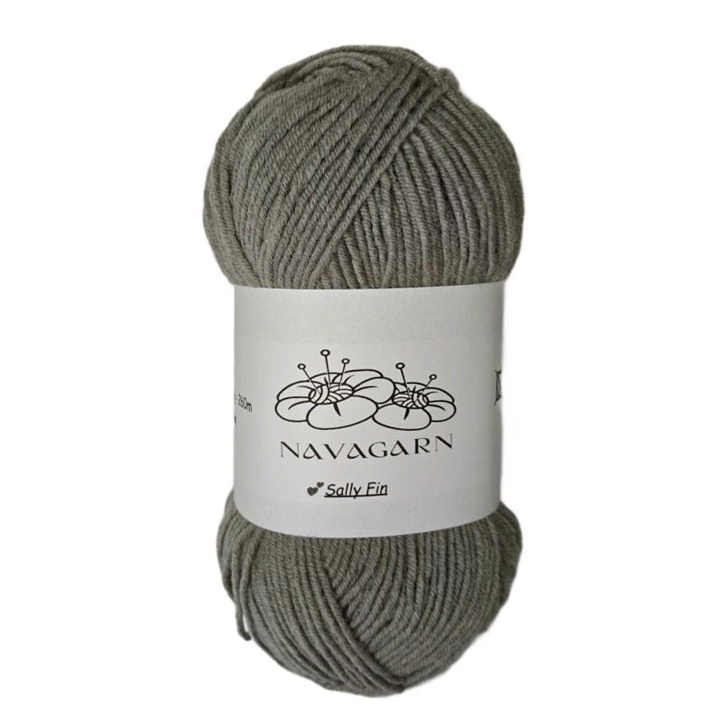 Sally Fin Ullblandning - OEKO - TEX Premium Ullgarn 75% Akryl 25% Ull 100g - NavaGarn