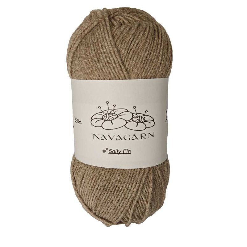 Sally Fin Ullblandning - OEKO - TEX Premium Ullgarn 75% Akryl 25% Ull 100g - NavaGarn