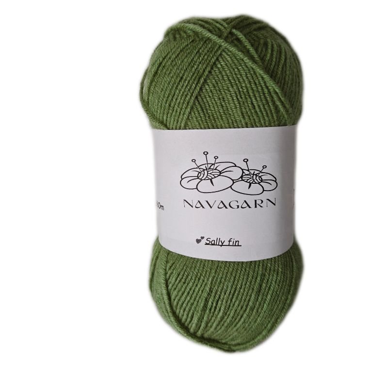 Sally Fin Ullblandning - OEKO - TEX Premium Ullgarn 75% Akryl 25% Ull 100g - NavaGarn