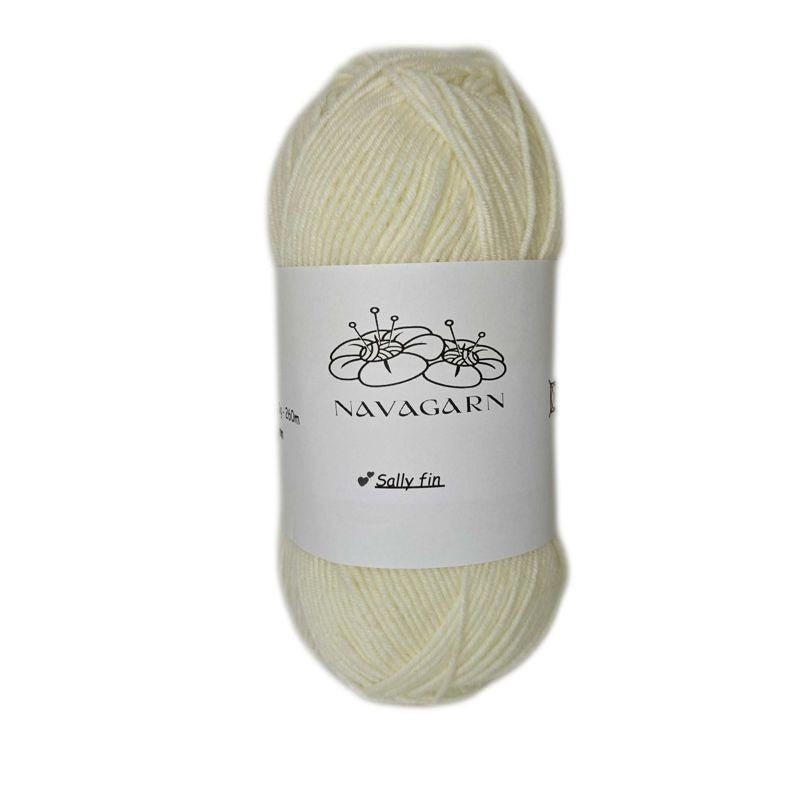 Sally Fin Ullblandning - OEKO - TEX Premium Ullgarn 75% Akryl 25% Ull 100g - NavaGarn