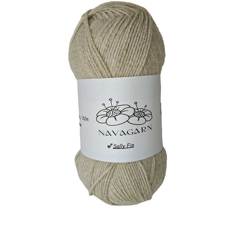 Sally Fin Ullblandning - OEKO - TEX Premium Ullgarn 75% Akryl 25% Ull 100g - NavaGarn