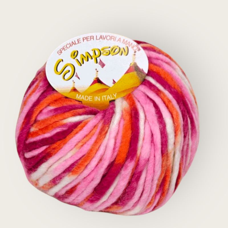 Simpson/Konfetti Lana Grossa Filati - Exklusivt Obehandlat Ullgarn - NavaGarn