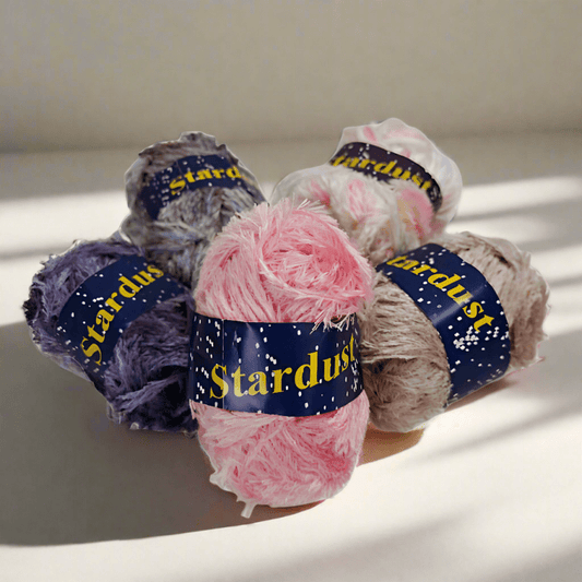 Stardust - Effektgarn Fantastiskt Pälsgarn med Stjärnglans - NavaGarn