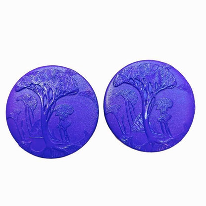 Stor knapp med träd - NavaGarn