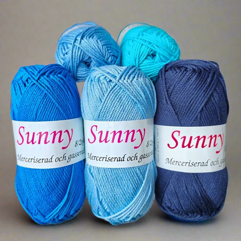 Sunny 100g - Merceriserat och Gasserat Bomullsgarn - NavaGarn
