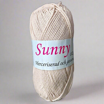 Sunny 100g - Merceriserat och Gasserat Bomullsgarn - NavaGarn