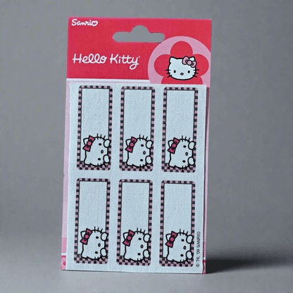 Tygettiketter Hello Kitty - Strykbara Etiketter Bomull & Polyester - NavaGarn