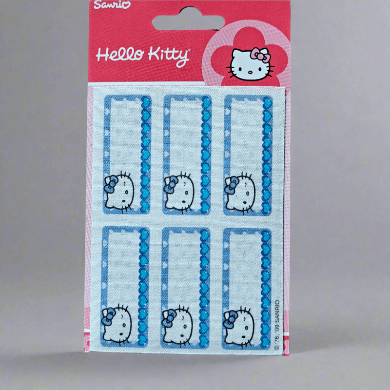 Tygettiketter Hello Kitty - Strykbara Etiketter Bomull & Polyester - NavaGarn