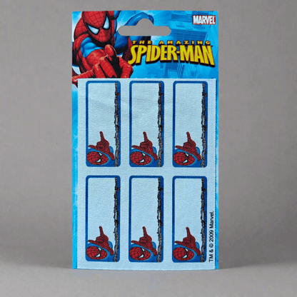 Tygettiketter Spider - man - Strykbara Etiketter Bomull & Polyester - NavaGarn
