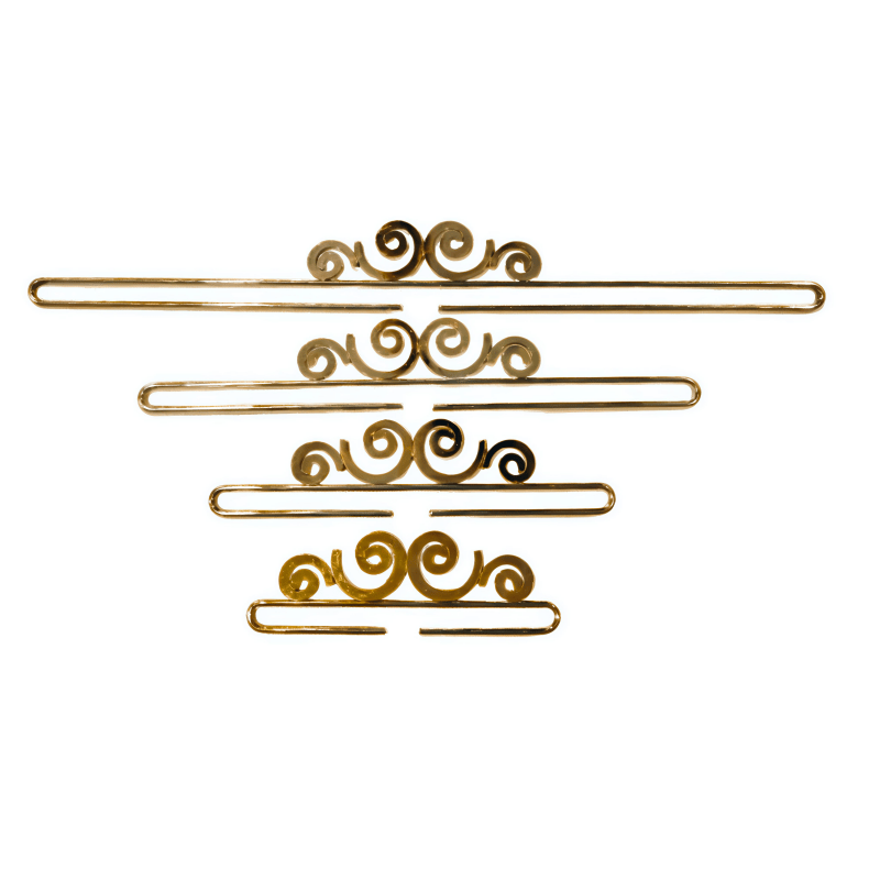 Vintage Broderibeslag Guld - Elegant Metallbeslag ✨ - NavaGarn