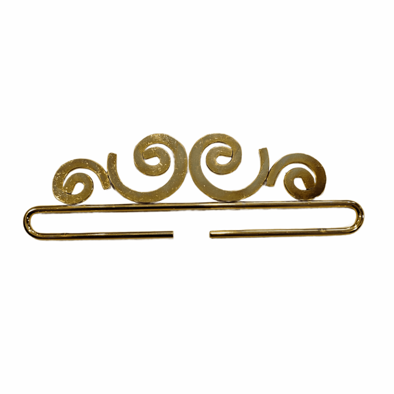 Vintage Broderibeslag Guld - Elegant Metallbeslag ✨ - NavaGarn