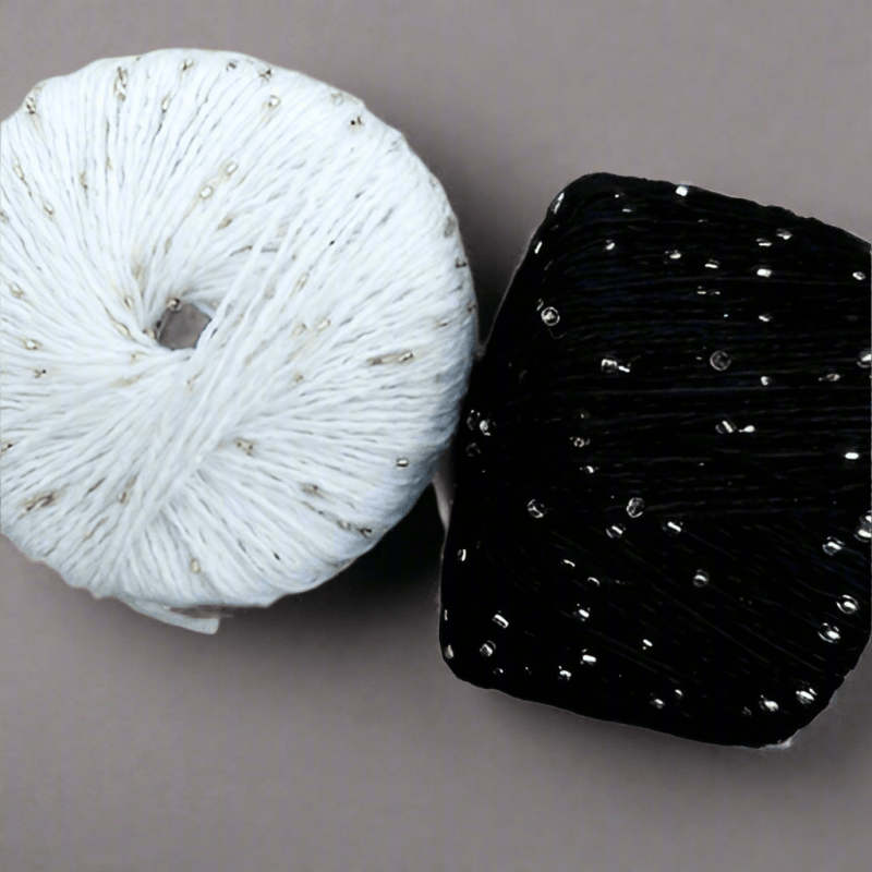 Zindra - Paljettgarn med Pärlor - NavaGarn