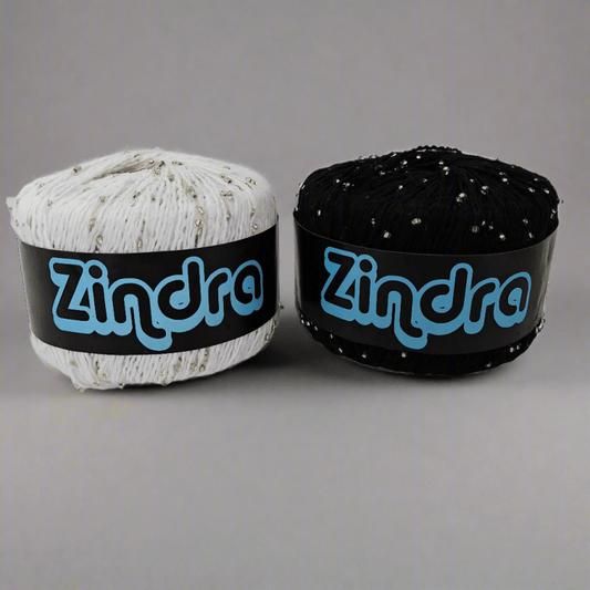 Zindra - Paljettgarn med Pärlor - NavaGarn