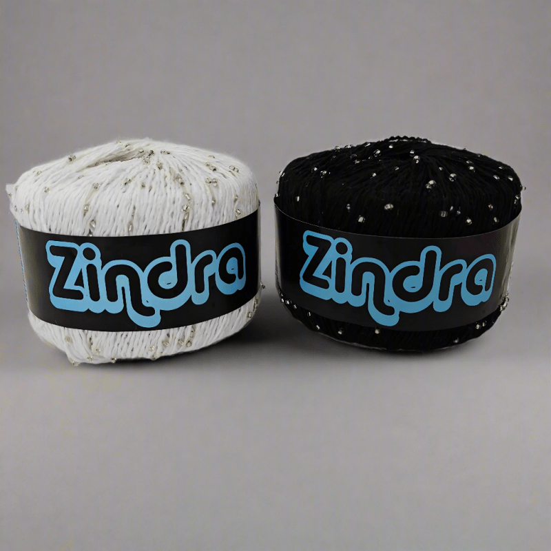 Zindra - Paljettgarn med Pärlor - NavaGarn